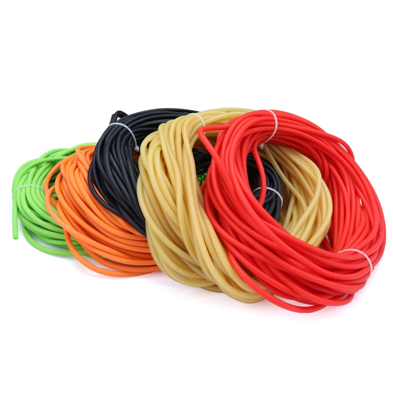 1M/3M Nature Latex Rubber Hoses 1.6 2 3 4 5 6 7 9 10 12 14 17mm High Resilient Elastic Surgical Medical Tube Slingshot Catapult