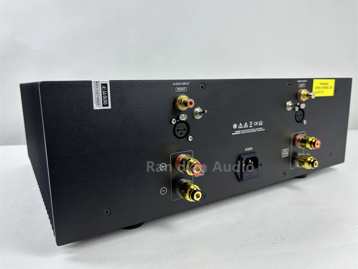 High End Version MASTER FM801 Post  Amplifier MJL4281 2N3440/5416 /250W/8Ω 500W/4Ω With Single Ended+Balanced 2Way Input