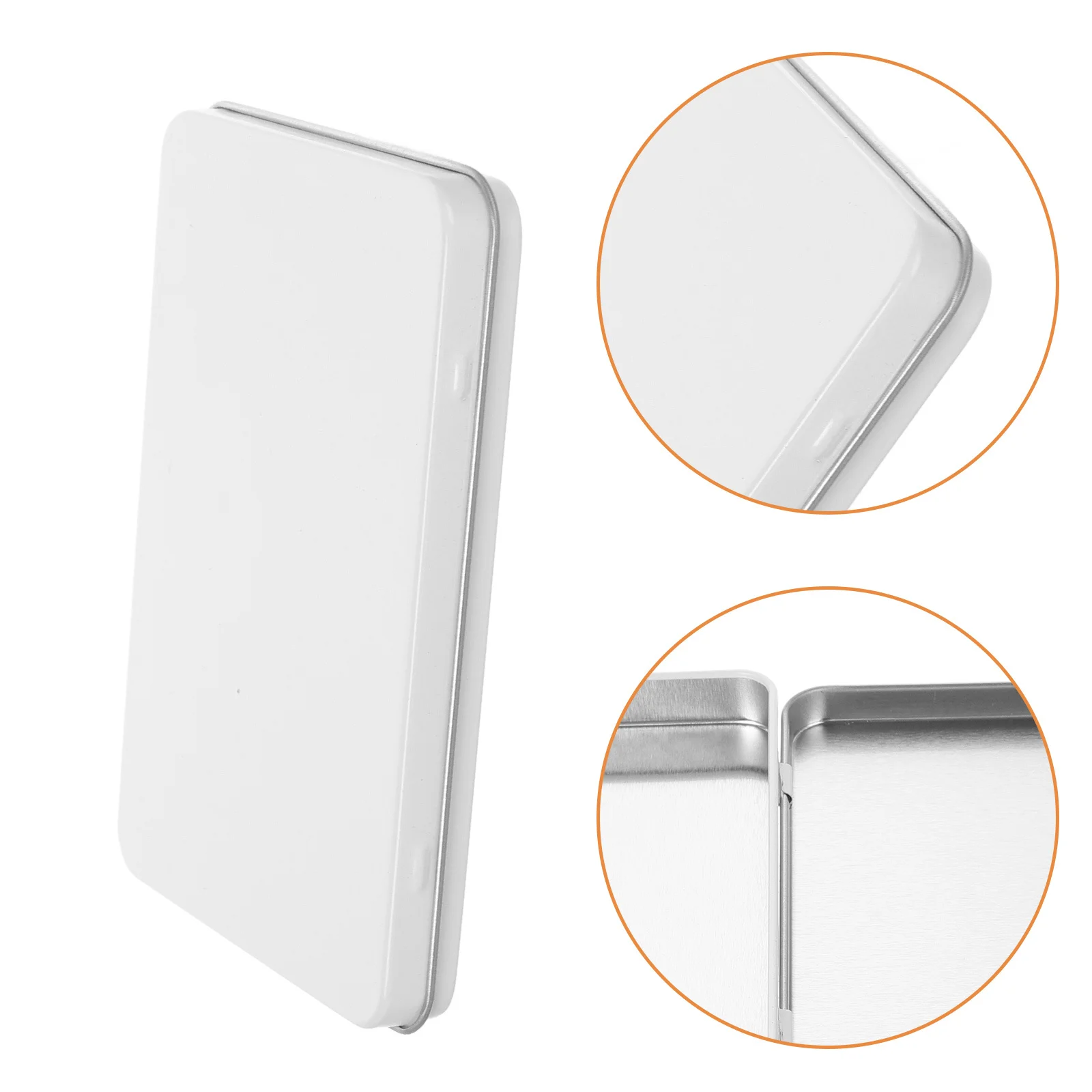 

Compact Game Card Storage Box Thin Iron Organizer Portable Case Trading Card Storage Holder Baseball Cards Box