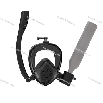 Lung Tank with Snorkeling Mask 0.5L Sub Mask Stylish Hand Pump Air Compressor is lightweight and easy to carry