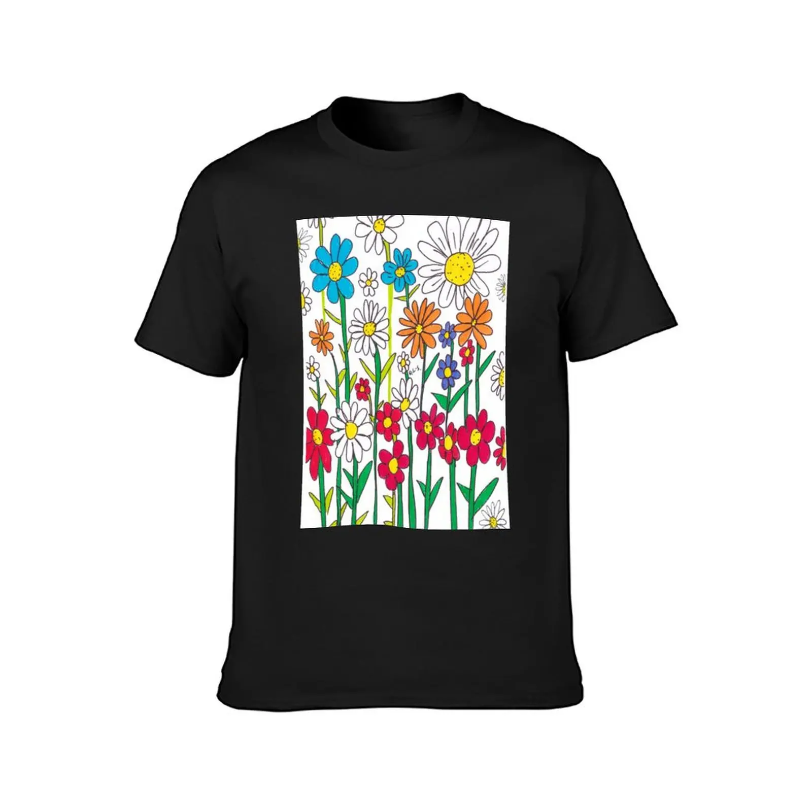 Flourishing Flowering Delights T-shirt shirts graphic tees oversized boys whites mens clothing