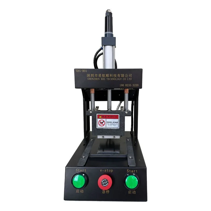 Small Pneumatic Hot Press Laboratory Constant Temperature Plastic Pressing Machine Plastic Hot Me-lt Riveting Machine