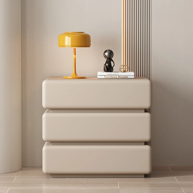 طاولة السرير الإيطالية البسيطة العصرية قسط أنيقة الجمالية طاولة السرير الطراز الحديث Mesita De Noche أثاث المنزل #5