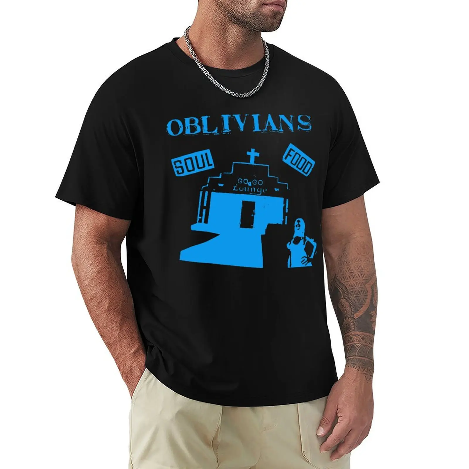

Oblivians Soul Food T-Shirt Luxury man clothes anime shirt graphic t shirts cotton t shirt men