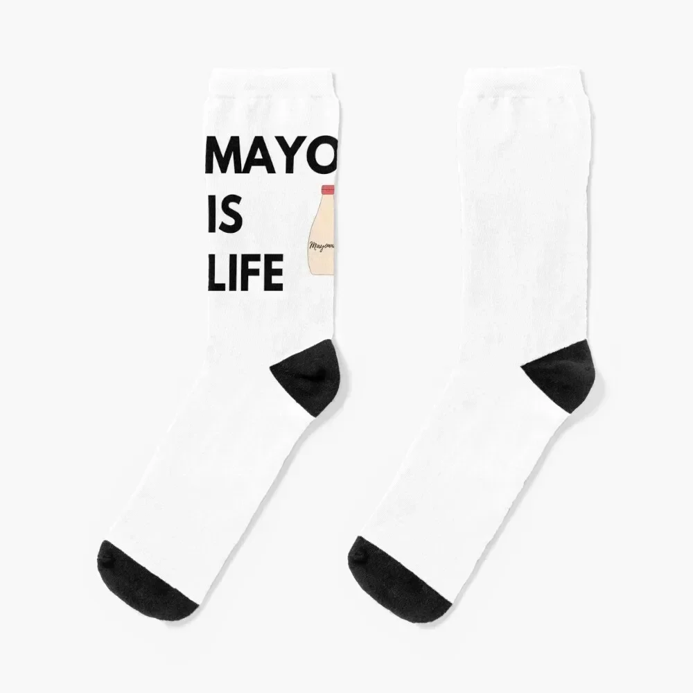 

Mayo is life Socks FASHION custom sports retro anime Boy Child Socks Women's Christmas anti-slip golf Luxury Woman Socks Men's