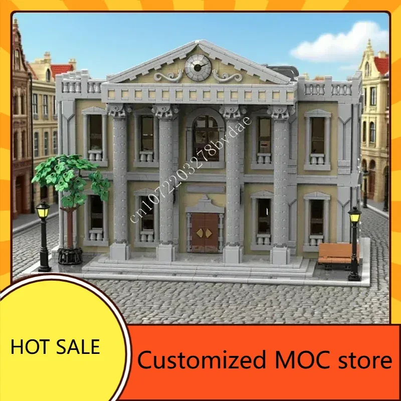 

3945 шт. LIBRARY MOC Streetview головоломка архитектура креативная сборка DIYA Рождество праздник игрушки на день рождения подарки наборы для детей в возрасте