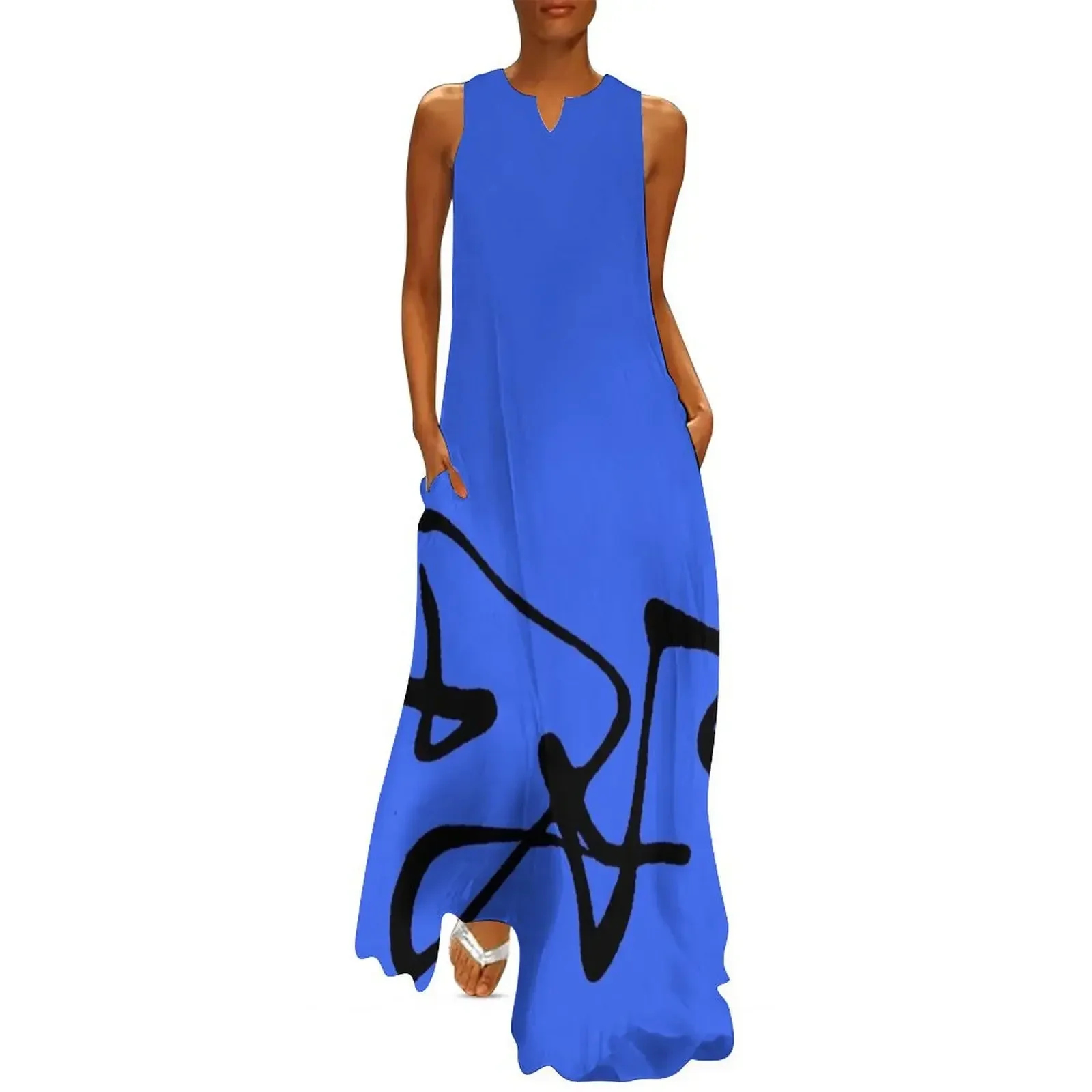 

A M A Z E Line Drawing (horizontal 1) Long Dress dress for women Prom gown party dress women elegant luxury
