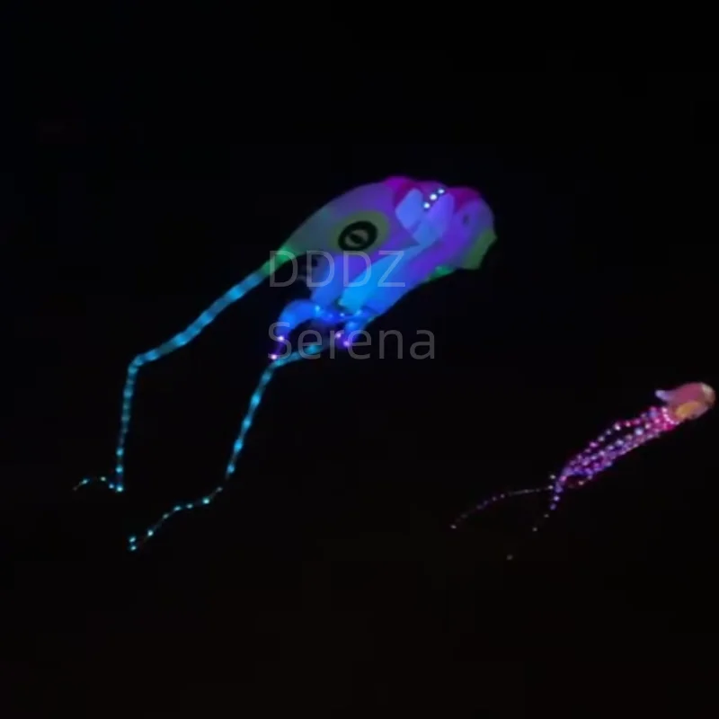 LED 32 square trilobite MLSshow Kite Pendant show kite Inflatable night  Kite 30d ripstop fabric with battery and remote control