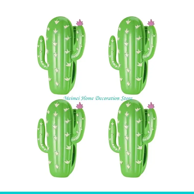 H7BF Animal Beach Towel Clip Set Of 4 With Nonslip Wide Teeth For Outdoor Camping And Poolside Use In Various Fun Design