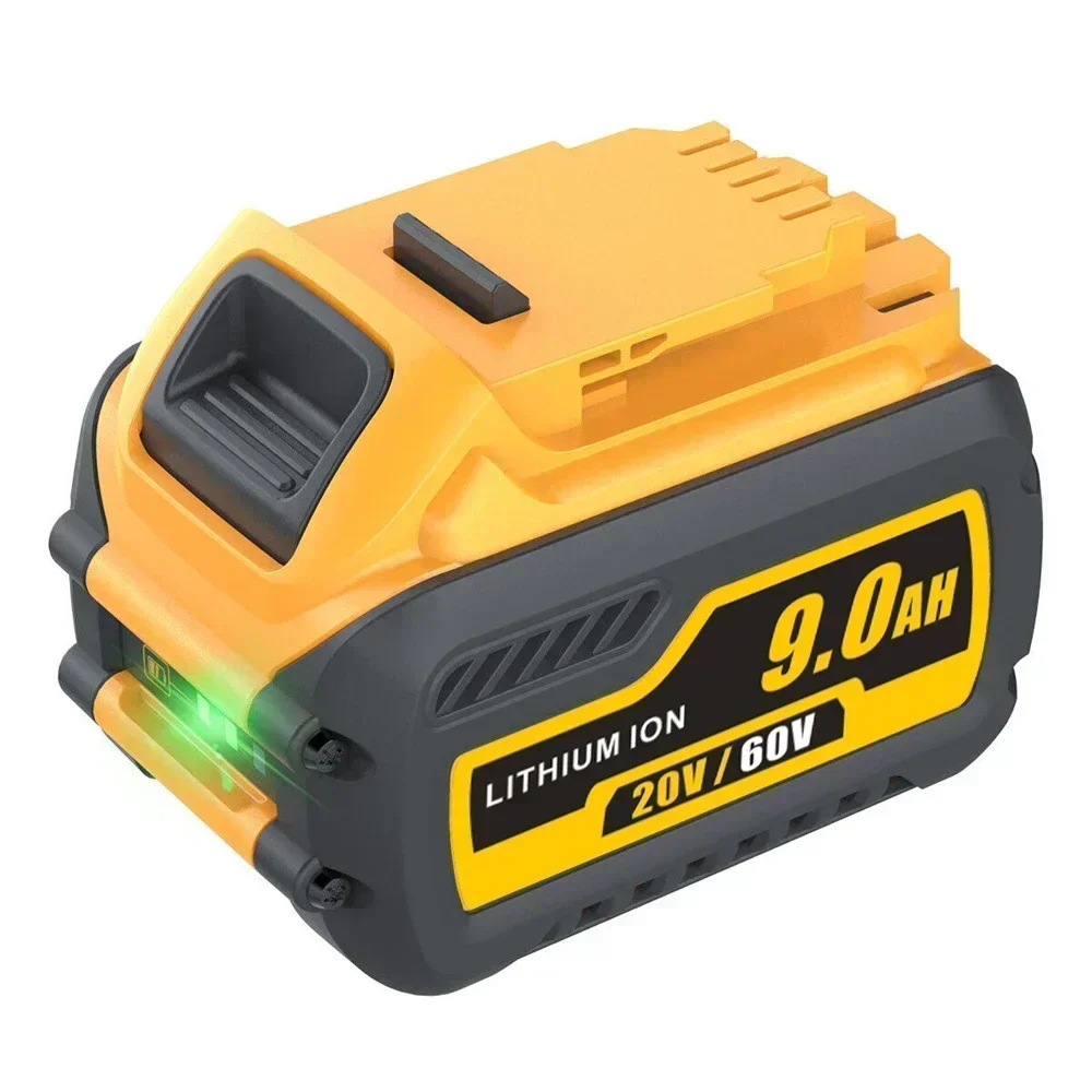แบตเตอรี่ 60V สําหรับ DeWalt DCB200 9000mAh แบตเตอรี่สูงสุด DCB606 DCB609 DCB205 DCB206 DCB209 DCB182 9.0Ah/6.0Ah แบตเตอรี่เครื่องมือ