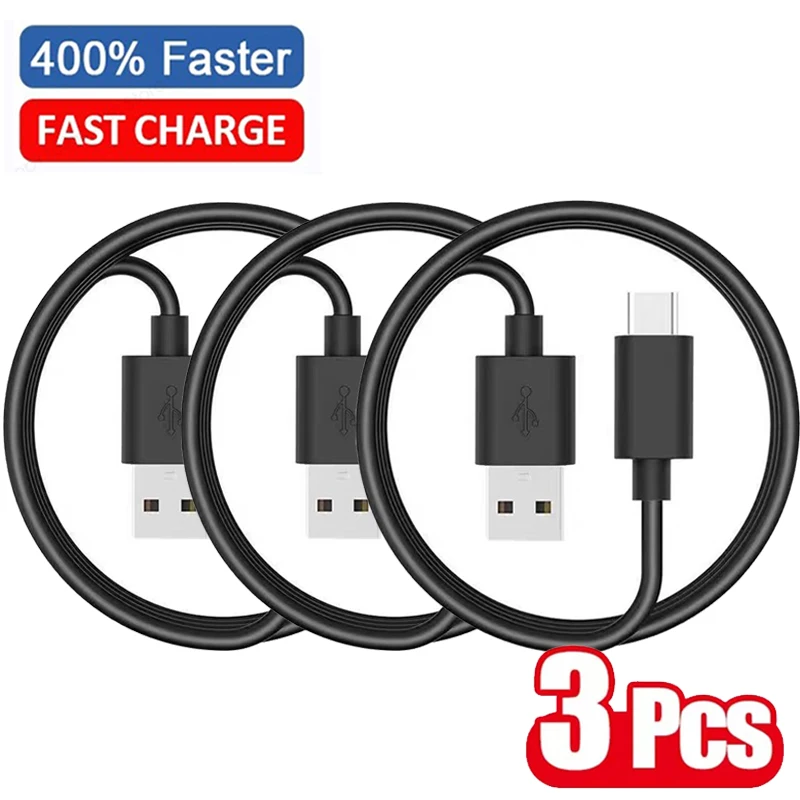 3-2-1Pcs USB C To USB Type C Cable PD Fast Charging Charger Cord USBC 2A TypeC Cable For Macbook Matebook Samsung Xiaomi POCO