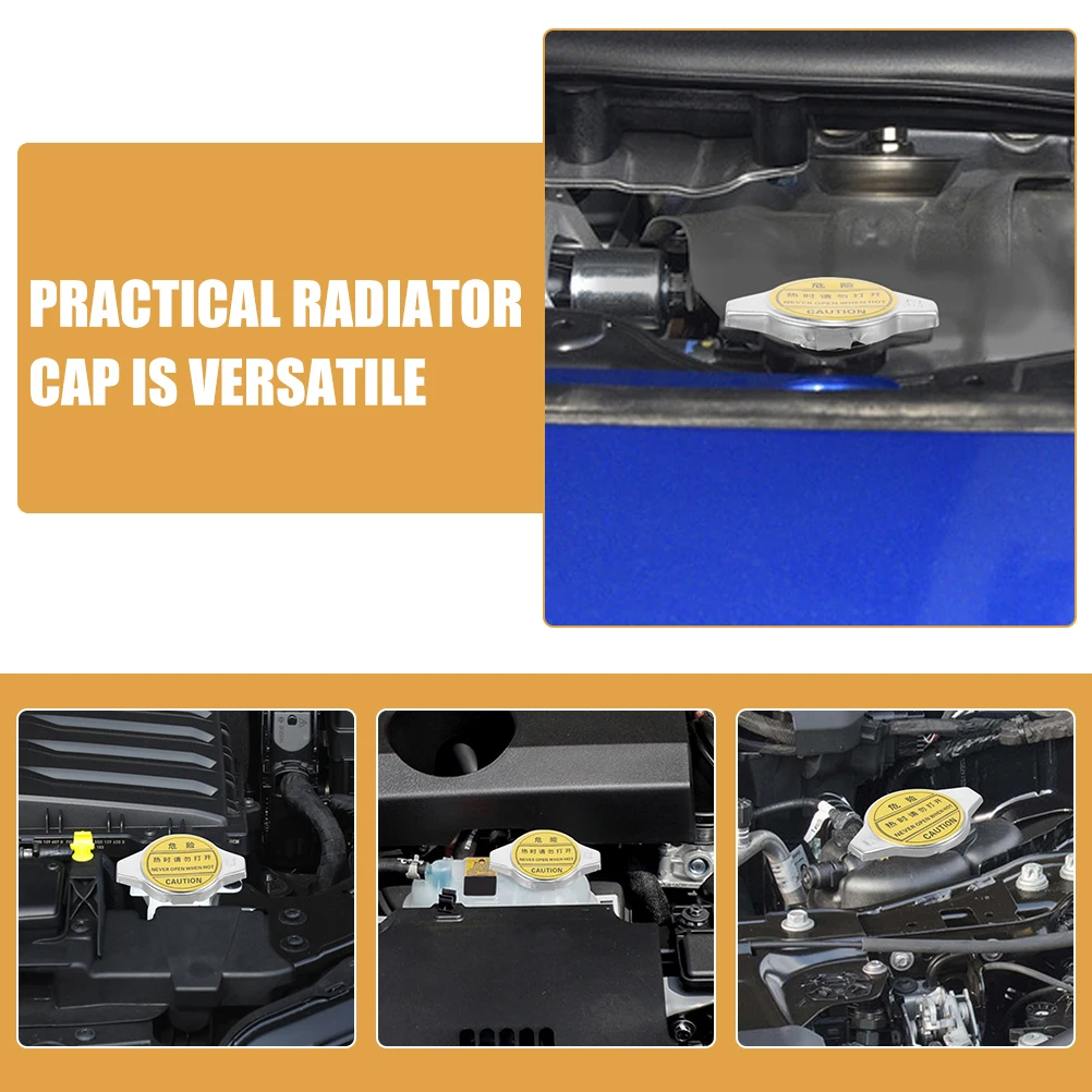 

Car Radiator Fuel Tank Cap Sturdy Metal Replacement Part Easy Install Vehicle Fuel Tank Cover Automotive Accessories