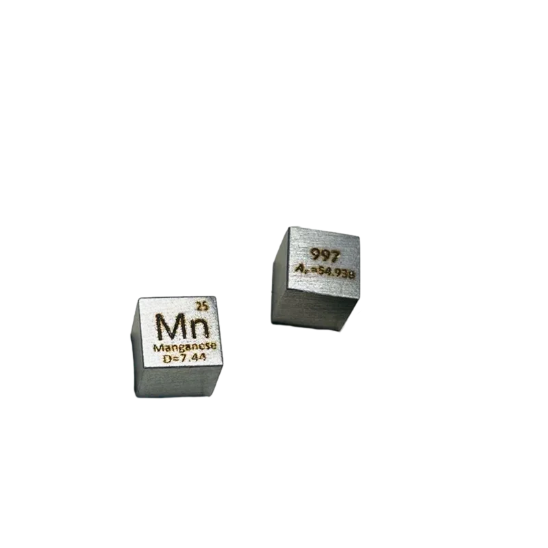 Manganese Metal Mn Density Cube 99.7% Pure 10x10x10mm