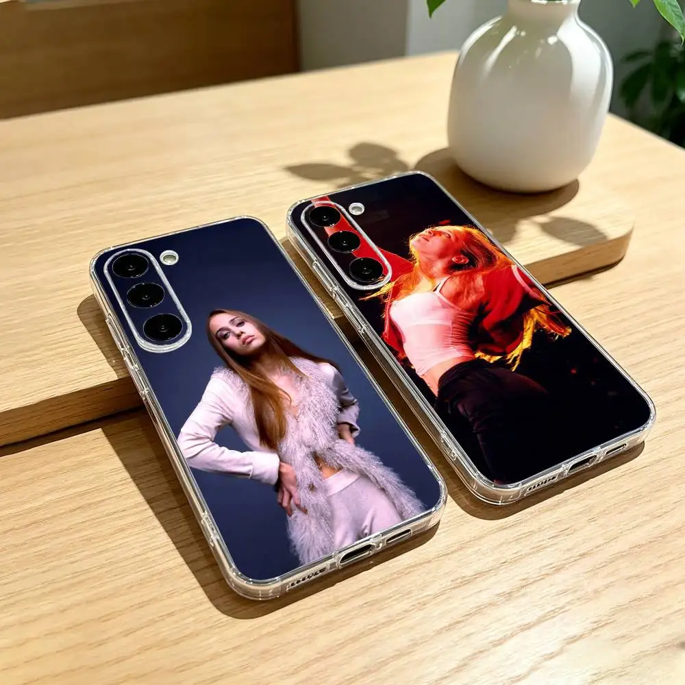 Capa de Telefone F-Fiona A-Apple para Samsung Galaxy A91,80,73,72,71,53,52,32,31,22,21s,20, Transparente