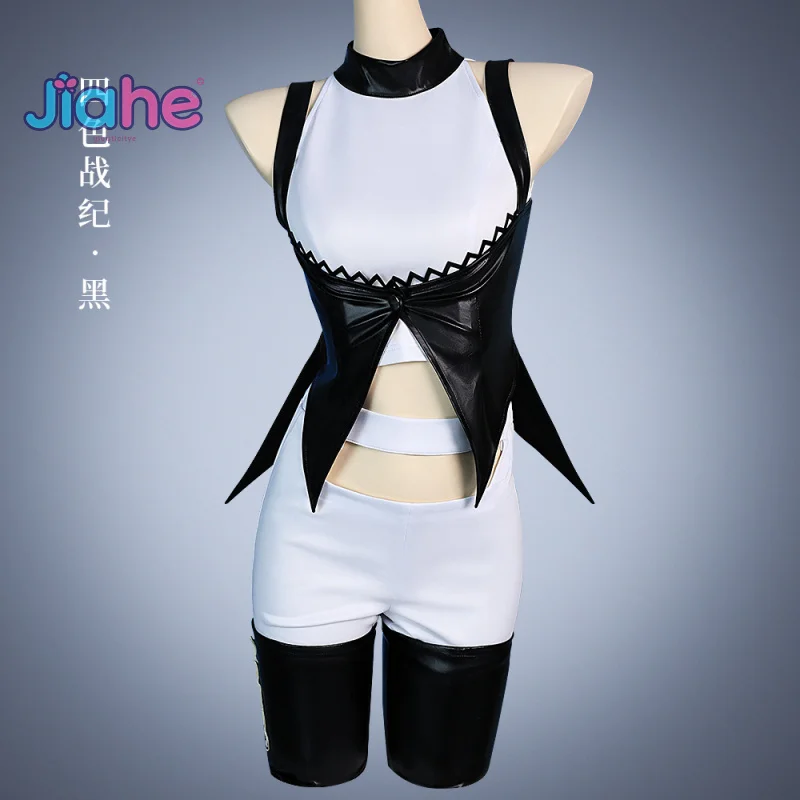 Anime RWBY Blake Belladonna costume cosplay Giacca di pelle pantaloni copricapo set di gambe set di oggetti di scena Halloween nuova uniforme sexy da donna