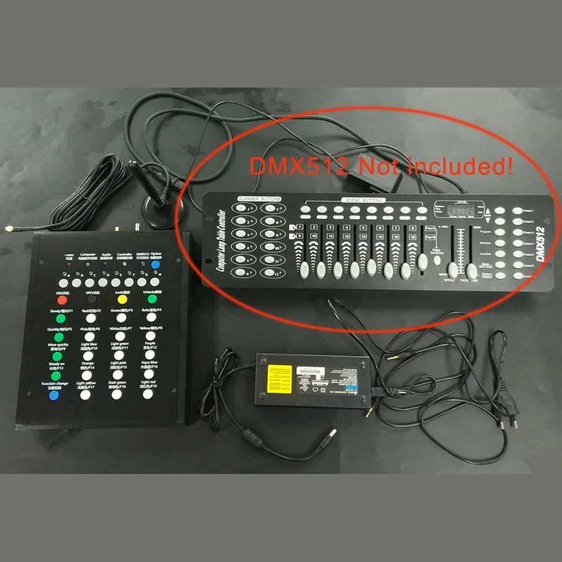 DMX Function LED TPU Bracelets, Remote Control, Glowing Wristbands for Party Event, 33 Keys, 800-1000 Meters, New, 100 PCs/Lot