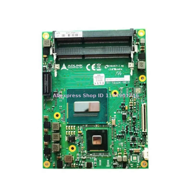 For ADLINK 51-72124-0B10 ASH-HL-i3-4100E/AG8 91-72124-612E Industrial Motherboard Main Board Mainboard Original Stock