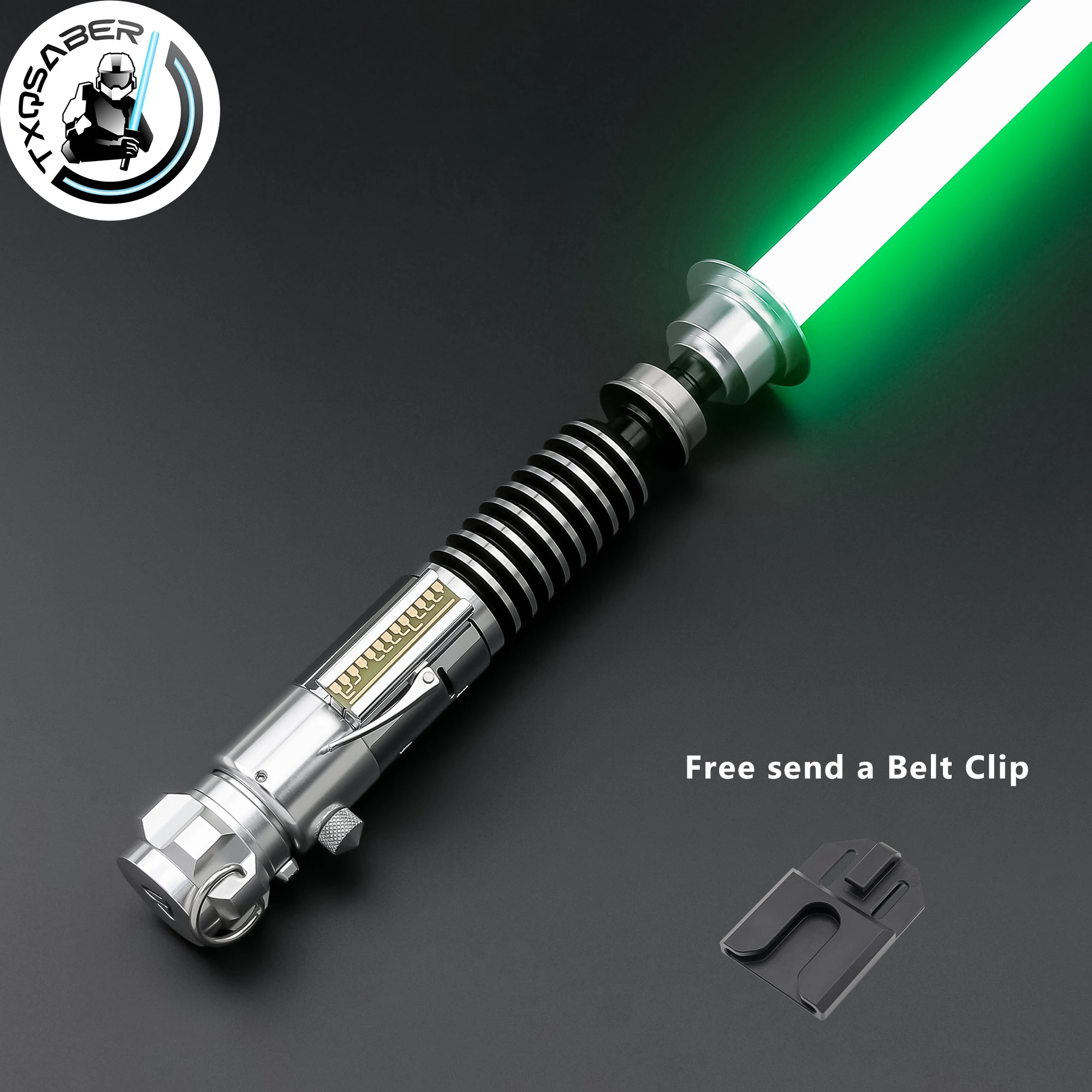 

TXQSABER Lightsaber Luke V2 Skywalker Laser Sword Smooth Swing Blaster FOC Metal Hilt Heavy Dueling Lightsword Toys for Adult
