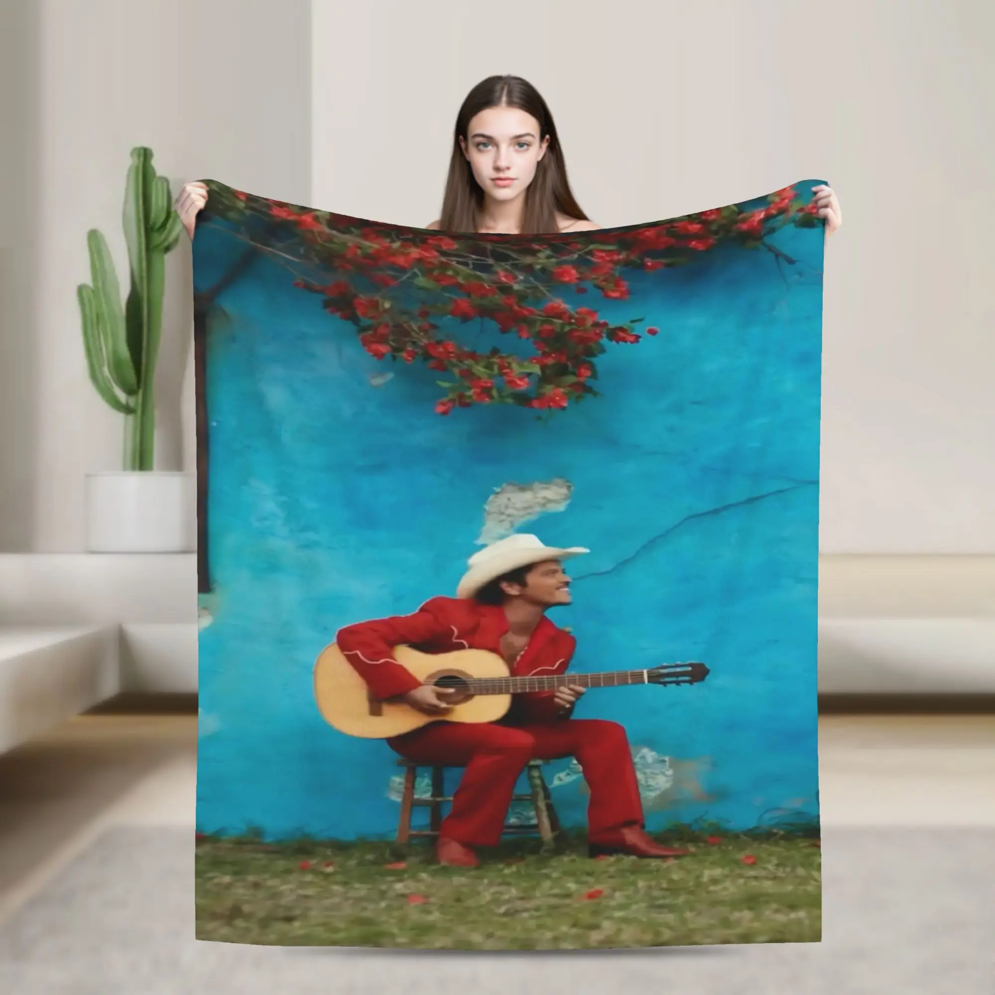New Arrival BrunoS Mars The Romantic Tour  Blankets Ultra-Soft Flannel  Relax Throw Blankets Machine Washable