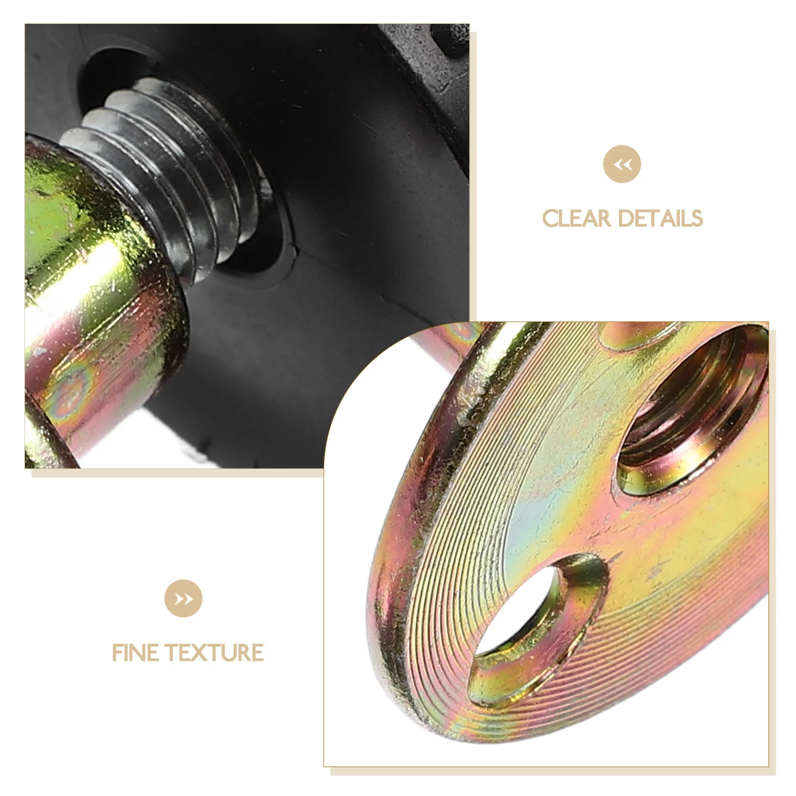 4Pcs Metal Bedside Fixator Adjustable Wall Stabilizer Noise-Free Anti-Sloshing Actuator Sturdy Home Furniture Support Tool