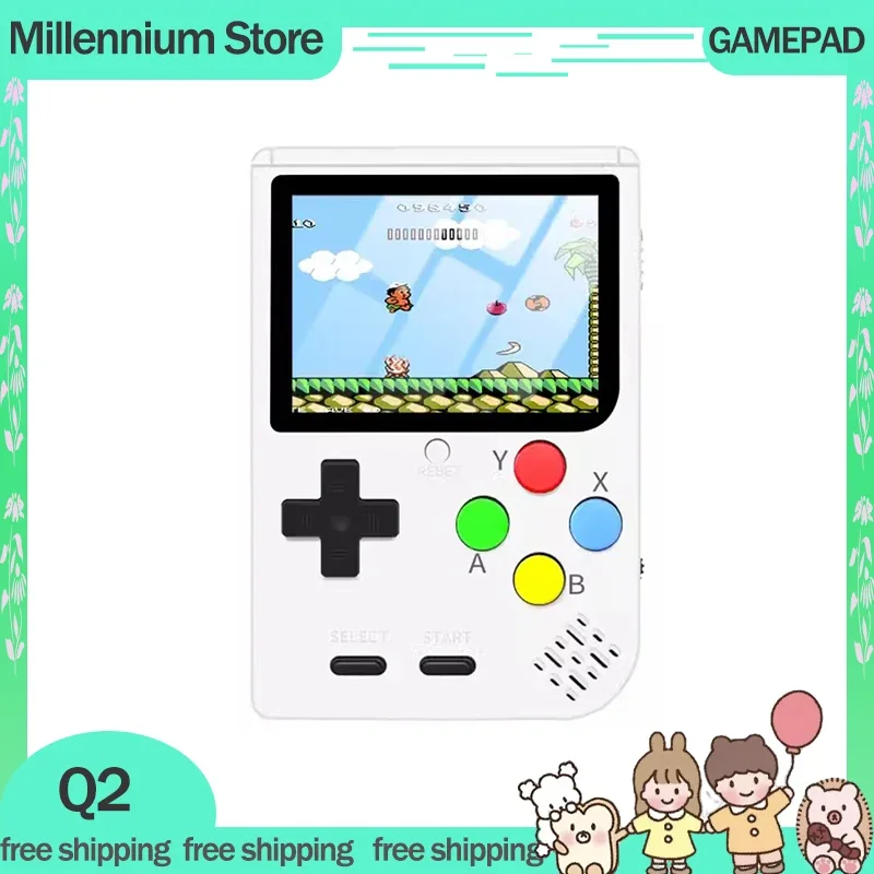 

New Q2 Handheld Game Console 3 Inch Children's Nostalgic Fashioned Gampad Mini Old Portable Game Console Children'S Day Gifts