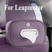 Car Interior Seat Back Tissue Storage Bag Accessories Toilet Paper Organizer For Leapmotor C10 T03 C11 C01 C16 2024 2025