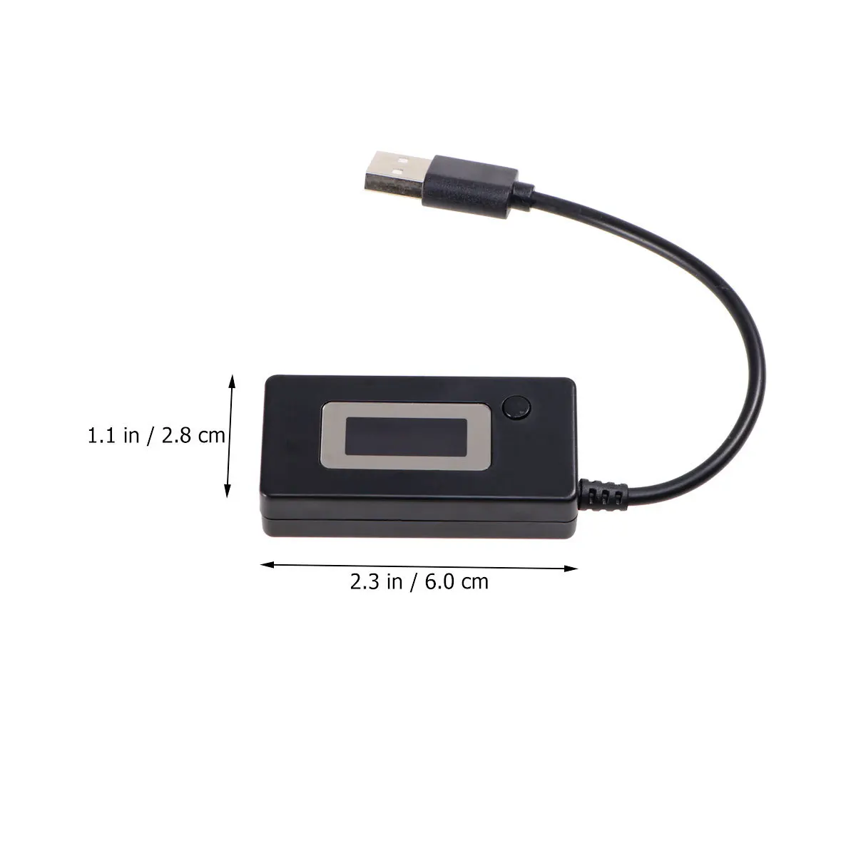 

Voltage Current Monitor LCD Screen Micro USB Interface Portable Lightweight Testing Tool for Electronics Smartphones Power Banks