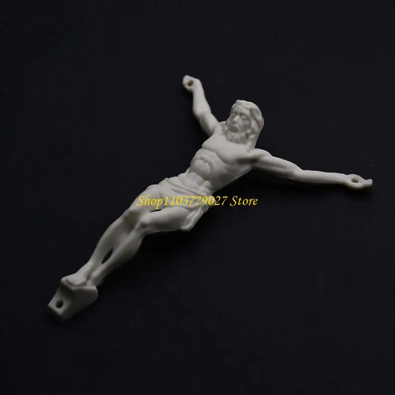 C4DF Jesus Figurine Pendant Decorative Hanging Charm Ornaments Supplies
