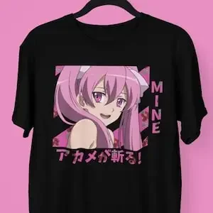 Unisex Akame Ga Kill Anime T-Shirt, Leone, Esdeath, Mine, Waifu Shirt