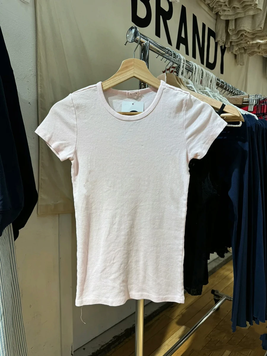 ピンクのベーシック Tシャツパンツセット女性のための夏 O ネック綿スリム Tシャツ + 巾着ストレートスウェットパンツ甘い固体スポーツパンツセット