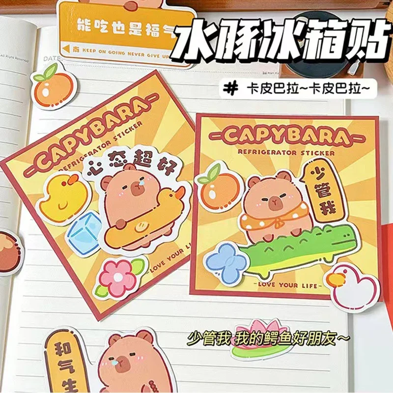 Capybara Magnet Refrigerator Anime Cartoon Refrigerator Magnet Magnetic Refrigerator Souvenirs Kids gift