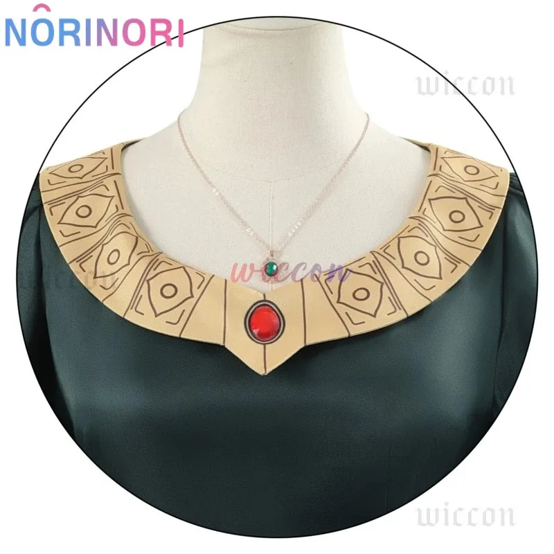 أزياء هيرا التأثيرية لموسم الفيلم 2 فستان أخضر أغطية الرأس ملابس مناسبة لحفلات الهالوين كرنفال فانتازيا ملابس النساء البالغات