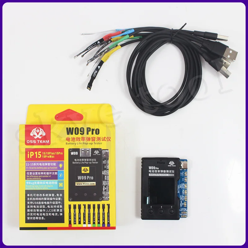 OSS W09 Pro V3 Battery Life Tester for IPhone11-15PM Modify Health Data 100% Efficiency Tool