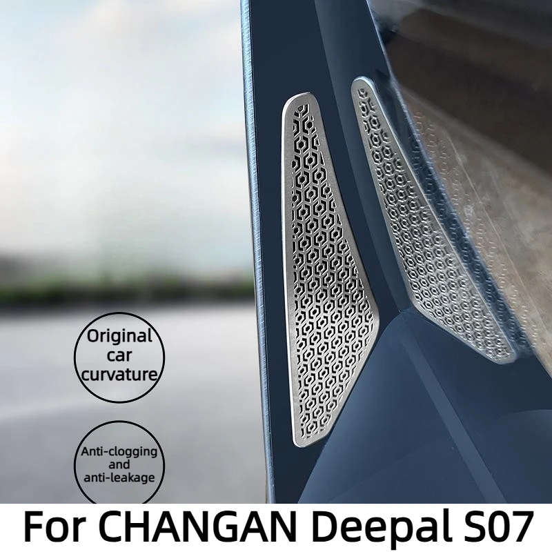 

Защитная сетка для переднего бампера автомобиля CHANGAN Deepal S07 2025/2024, аксессуары, нержавеющая сталь, мелкоячеистая, на клейкой основе, 2022-2023