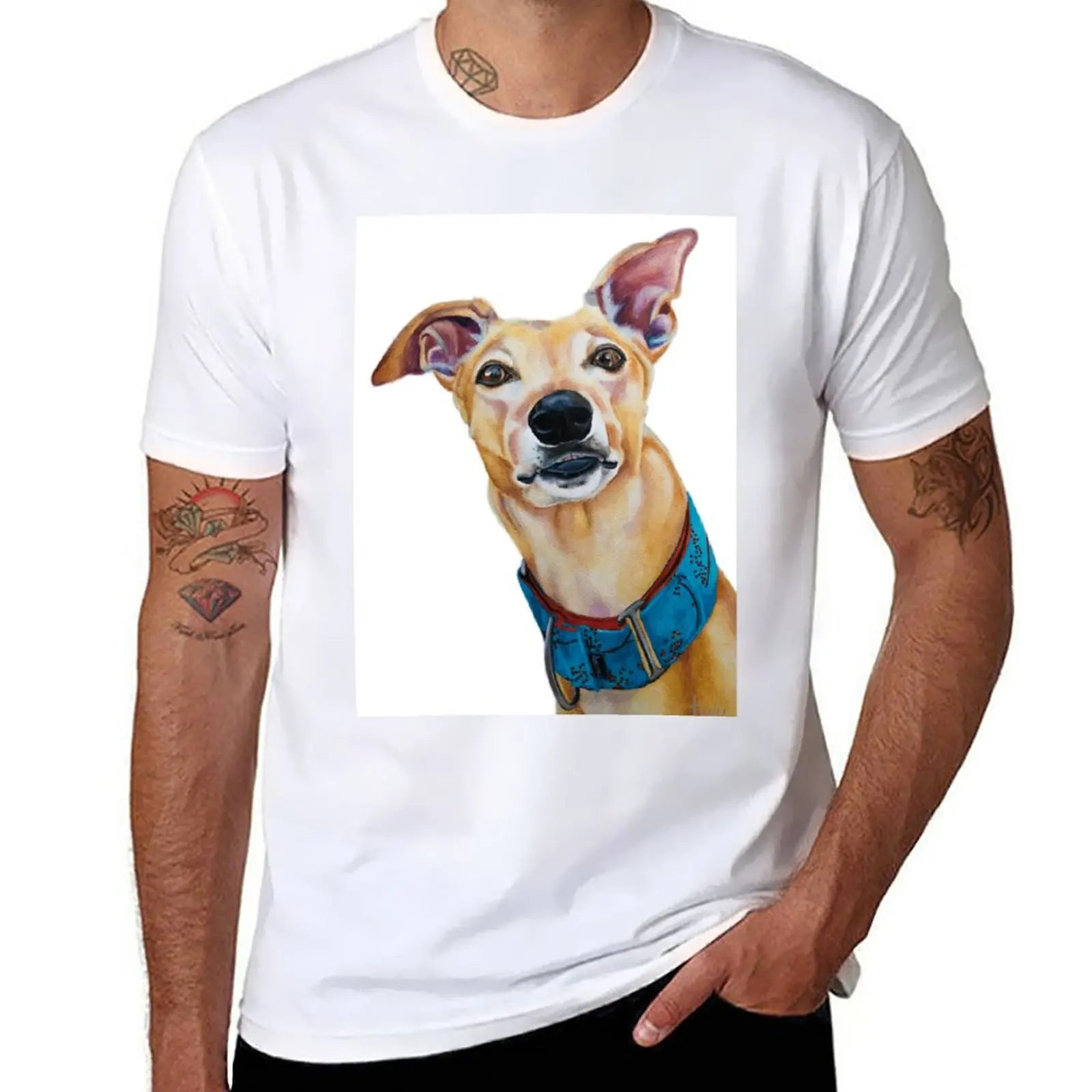 Greyhound - Galgo Espa?ol T-Shirt vintage clothes oversizeds blanks mens big and tall t shirts