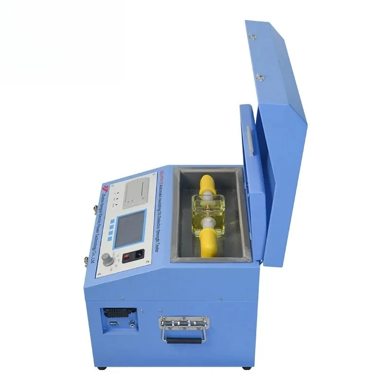 Gran oferta Hengtai GD-HT911S 80kV kit de medición bdv prueba de aceite de transformador probador de rigidez dieléctrica de aceite aislante automático