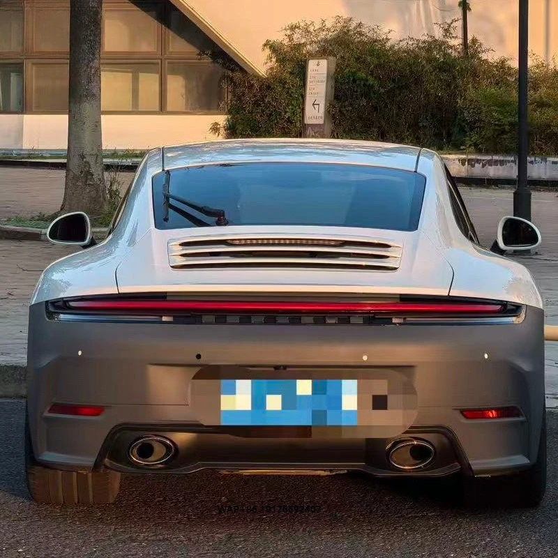 for 911 2012 2018 LED 911 992 Tail Light Rear Bumper Rear Exhaust Upgrade 911 Rear Diffuser Body Kit