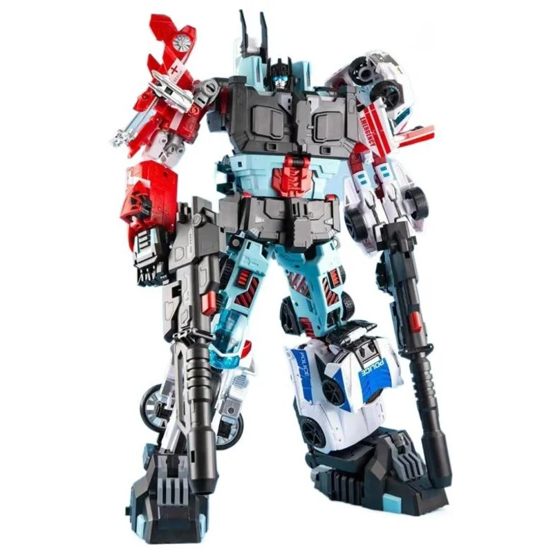 Demon Knight DK Defensor 5in1 G1 Masterpiece Transformation Action Figure Toys Model Deformation Hot Spot First Aid Groove Robot