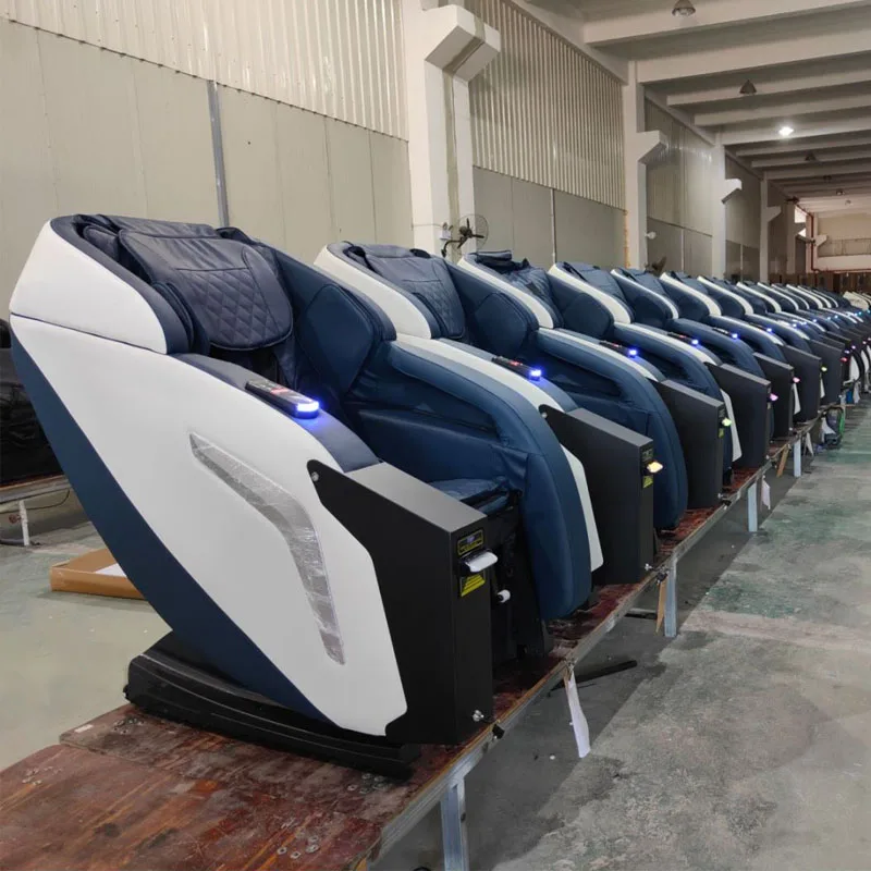 Mall Bill Coin Operated Vending Zero Gravity 3d 4d Commercial Massage Chair with Full Body Airbags Massage
