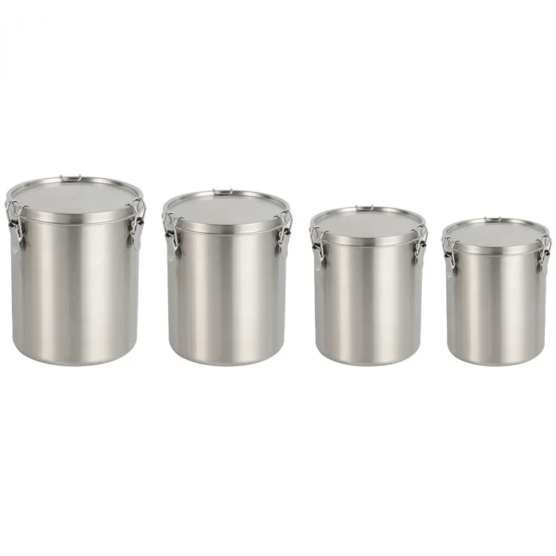 520/1000/1600/2500ML Stainless Steel Storage Tank Sealed Tea Kitchen Simple Storage Storage Grain Tank