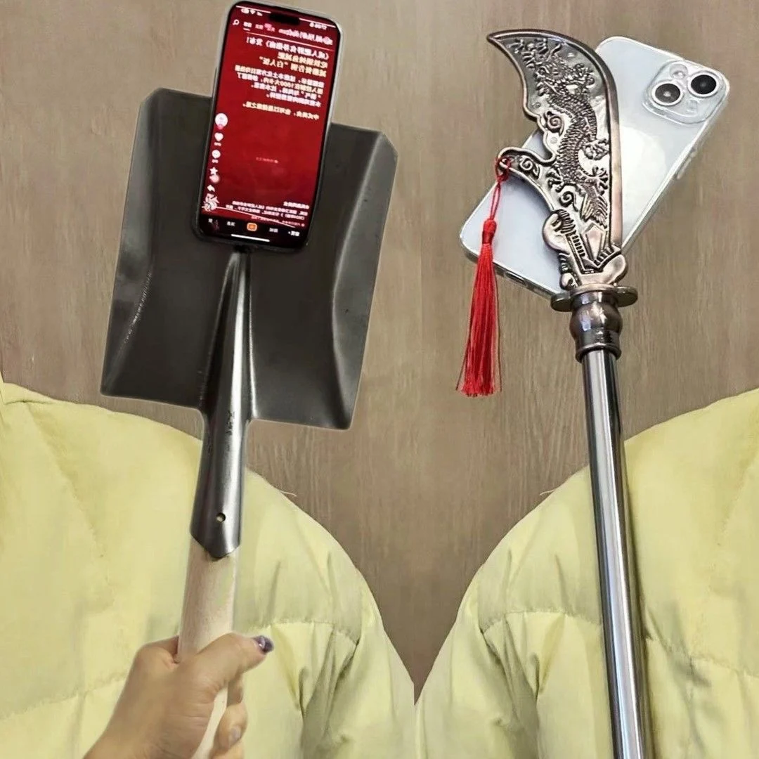 

Чехол для телефона с 3D-имитацией Crescent Blade 17Air для iPhone 17 16 15 14 13 12 Pro Max 16pro, забавный пародия, креативный защитный чехол