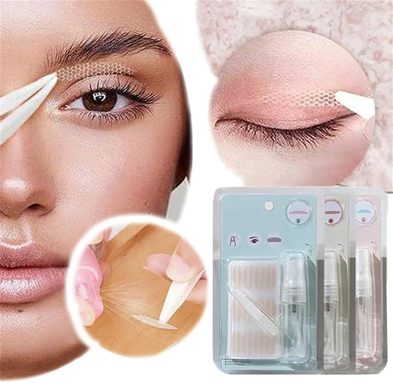 120คู่ที่มองไม่เห็น Eye Lifting โดย Sticked ตาที่มองไม่เห็น Lift เทปตาสติกเกอร์เครื่องมือความงาม