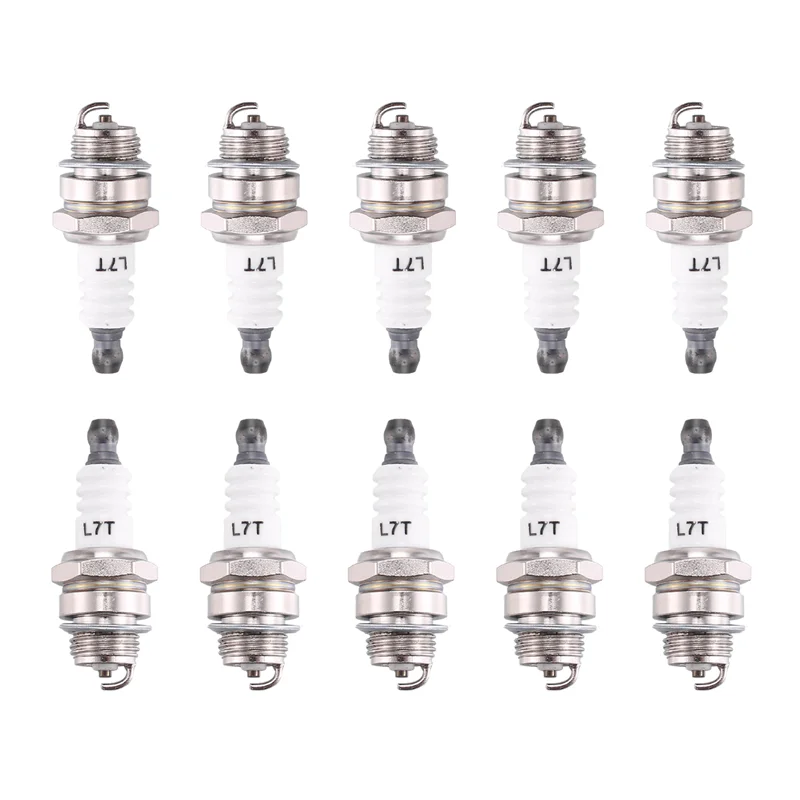 

AEE6-10Pcs Mini Lawn Mower Spark-Plug L7tc Br2lm For Briggs Stratton Motors 55Mmx22mm
