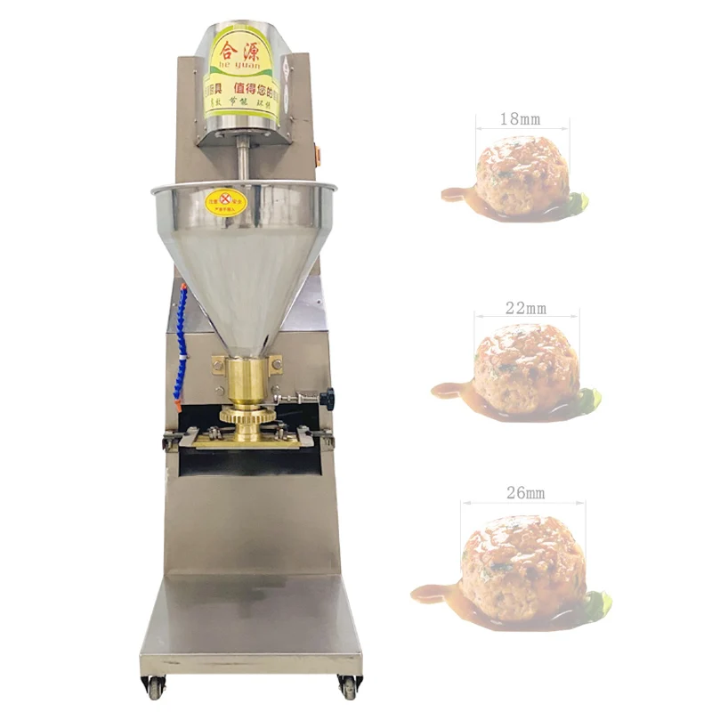 

220v 1.1kw Commercial Automatic Meatball Forming Machine Vertical Stainless Steel Electric Meat Ball Machine