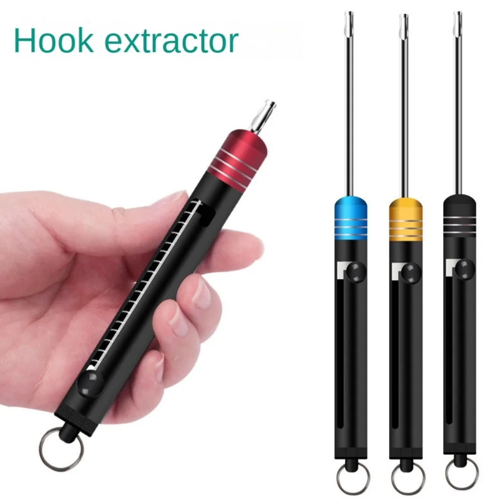 Stretchable Aluminium Alloy Fishhook Detacher Hook Remover Decoupling Device Extractor Removal Fishing Tackle Remover Tools