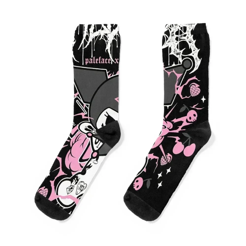 Paleface Bodysnatcher Valentines Day Socks floral designer brand hip hop Boy Child Socks Women's