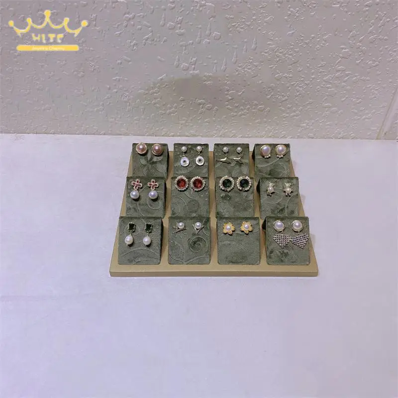 luxurious-earring-display-rack-12-digits-velvet-ear-stud-organizer-tray-exhibitor-jewelry-counter-earrings-storage-holder