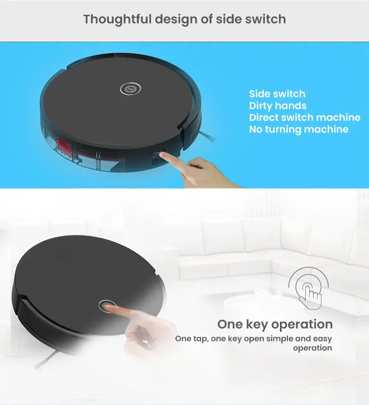 Kreatives Design Bodenroboter Sweep Trockensauger Maschine Smart Robot Staubsauger