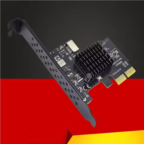 NEW Add on Card PCI Express 3.0 X2 USB 3.1 TYPE-E Card PCIe Front Type-C Adapter Riser Type-E USB3.1 A-KEY 10Gbps Expansion Card
