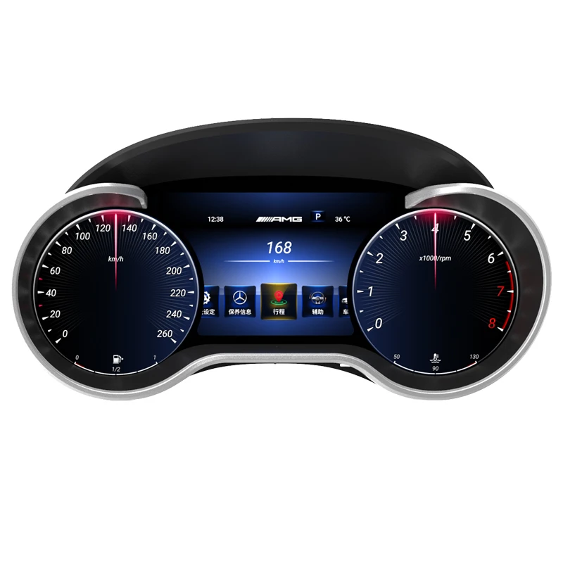 

Cockpit Dashboard Player Multifunctional Speedometer for ML 2012-2015 LCD Digital Cluster Instrument Panel
